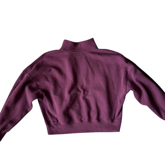 Abercrombie & Fitch Cropped Quarter Zip Sweatshirt - Picture 7 of 7